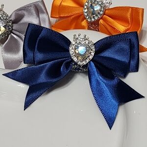 Fancy Bead Blue Bow Heart Gem Crown Rhinestone Pearls Jewelry Making Beadable